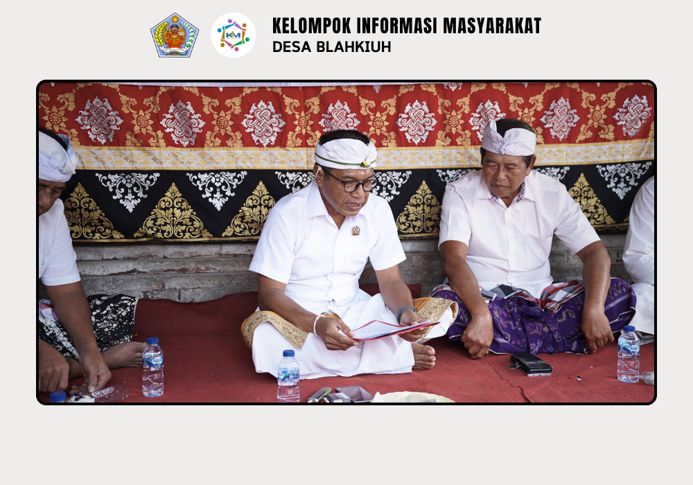 Pembinaan Sekaa Pengempon Pura Dalem Pancer Desa Blahkiuh - Image 5