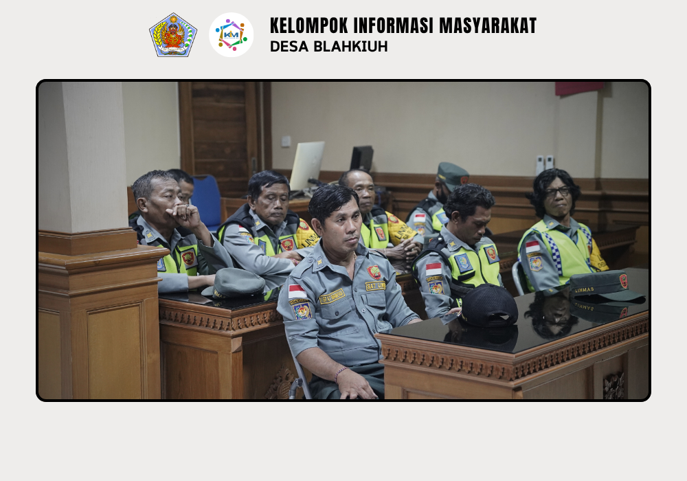 RAPAT RUTIN LINMAS DESA BLAHKIUH - Image 2