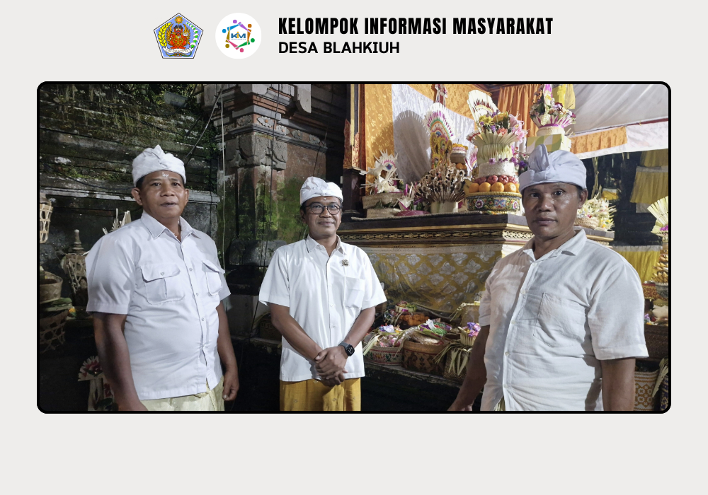 Serah Terima Upakara Piodalan di Pura Prajapati Kembengan, Pura Samuantiga, Pura Pande Samuantiga, Pura Panti Pande Tonja, dan  Pura Melanting Banjar Ulapan II, Desa Blahkiuh - Image 10