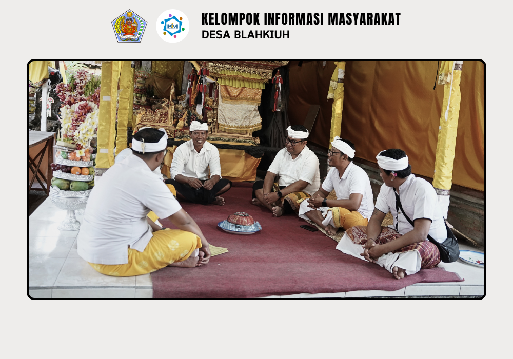 Kegiatan Serah Terima Upakara Piodalan di Pura Manik Angkeran Br. Ulapan I, Desa Blahkiuh - Image 6