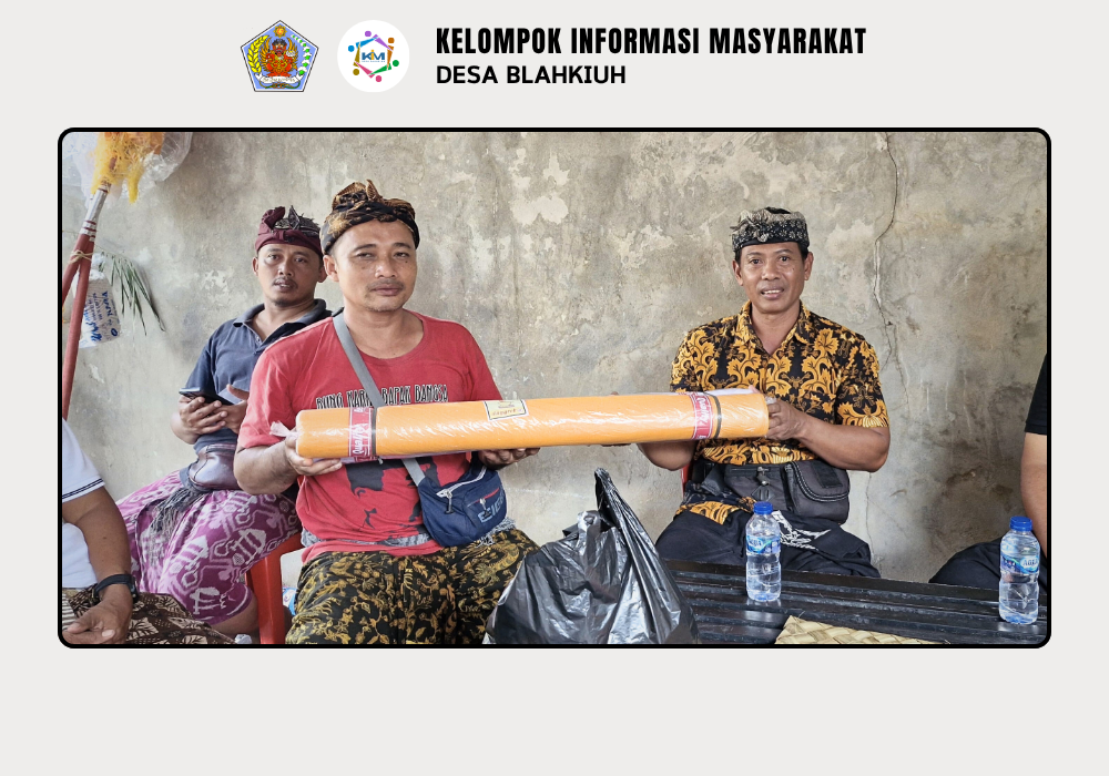 Penyerahan Bantuan Santunan Kematian di Wilayah Banjar Kembangsari