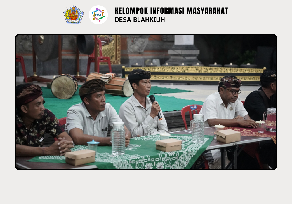 PEMBINAAN SEKAA BALEGANJUR KUMARA NADI DESA ADAT PIKAH - Image 2