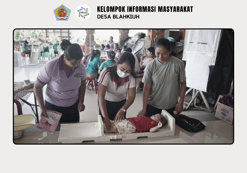 Kegiatan Posyandu Balita di Wilayah Banjar Ulapan I