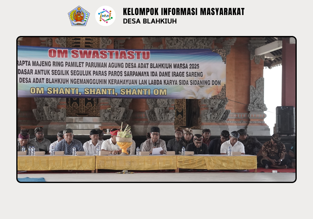 Paruman Agung Desa Adat Blahkiuh Tahun 2026 - Image 3