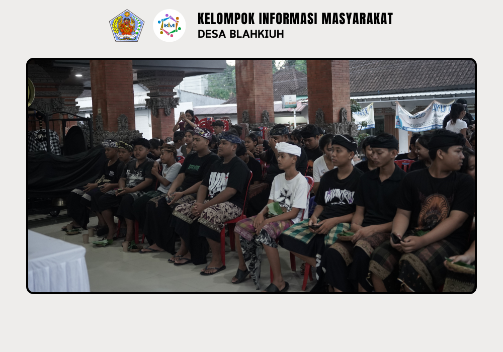 Pembinaan Pementasan Seni Budaya (Pengerupukan) dan Sosialisasi Pengelolaan Sampah Berbasis Sumber di Desa Blahkiuh - Image 2