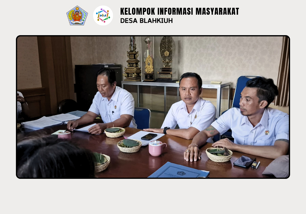 Rapat Koordinasi Terkait Meninggalnya Anggota BPD Blahkiuh - Image 2