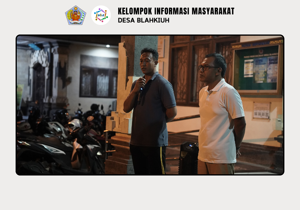 Linmas Desa Blahkiuh Melaksanakan Ronda di Wilayah Desa Blahkiuh - Image 5