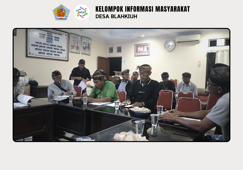 MUSYAWARAH DESA MEMBAHAS NGADEGAN BENDESA ADAT DAN PEMBENTUKAN PANITIA - Image 3