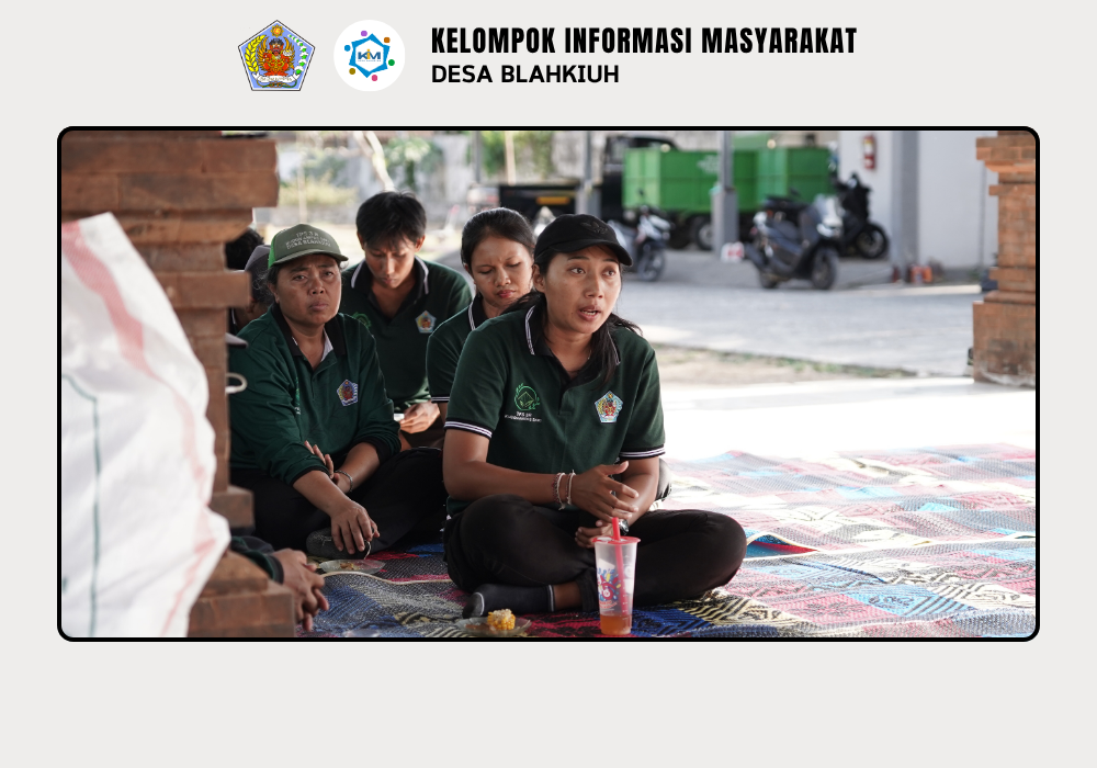 Rapat Evaluasi TPS 3R Kubon Ampas Sari Desa Blahkiuh - Image 9