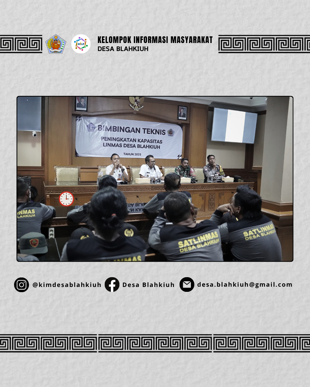 BIMBINGAN TEKNIS PENINGKATAN KAPASITAS LINMAS DESA BLAHKIUH TAHAP II - Image 10