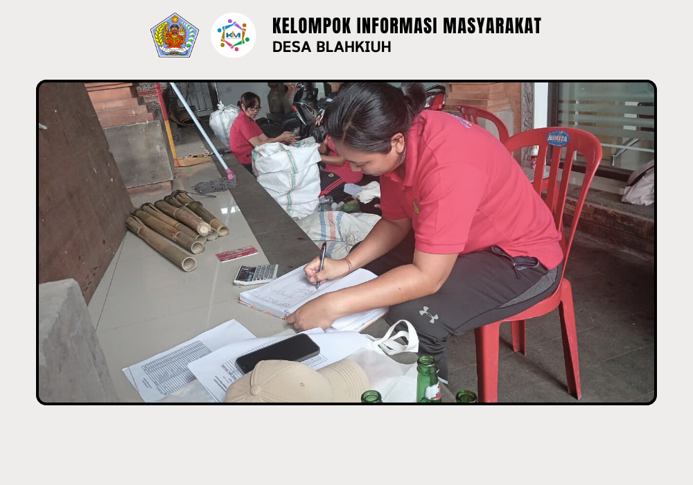 Kegiatan Bank Sampah di Desa Blahkiuh - Image 3