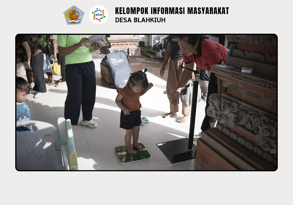Kegiatan Posyandu Balita di Wilayah Banjar Kembangsari