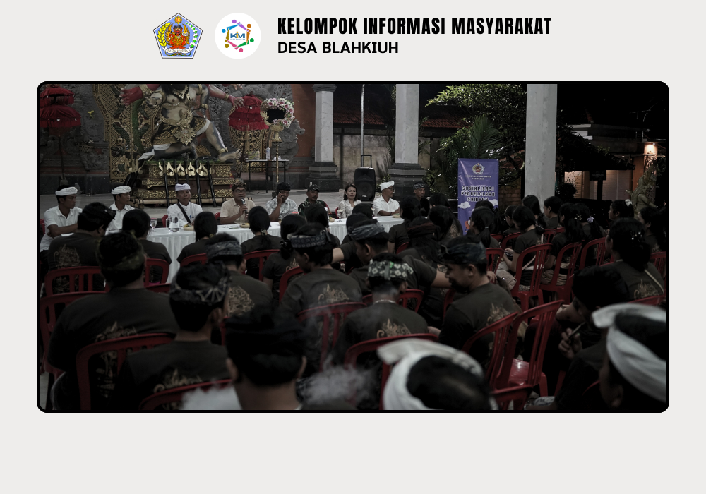 Pembinaan Pementasan Seni Budaya (Pengerupukan) dan Sosialisasi Pengelolaan Sampah Berbasis Sumber di Desa Blahkiuh - Image 5