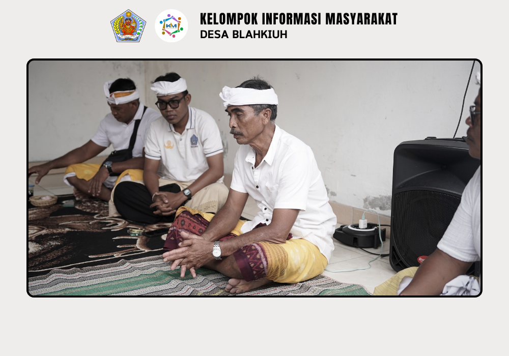 Kegiatan Serah Terima Upakara Piodalan di Pura Dalem Suci Br. Tengah Desa Blahkiuh - Image 5