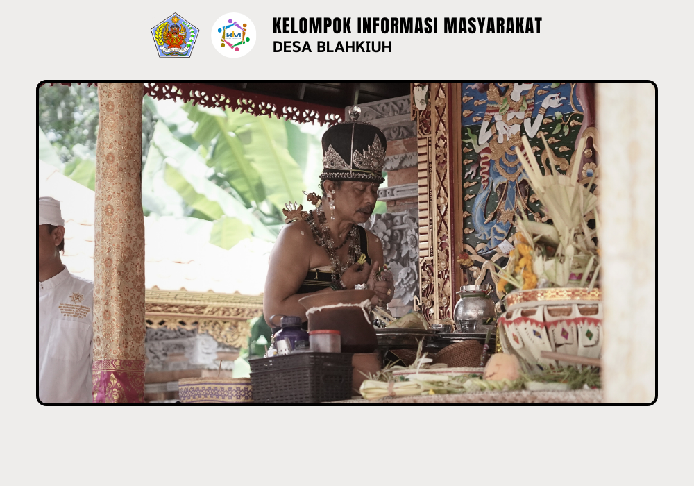 Melaspas Tetangunan, Mendem Pedagingan, dan Medasar Caru Resi Gana di Pura Prajapati Gede Desa Adat Blahkiuh - Image 5