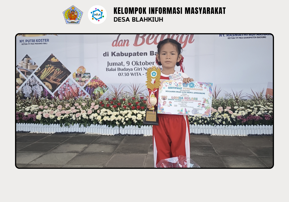 TK Singasari II Desa Blahkiuh Raih Juara III Lomba Kolase Tingkat PAUD - Image 3
