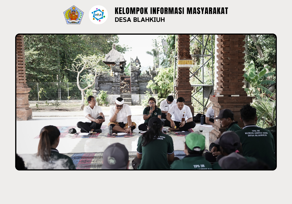 Rapat Evaluasi TPS 3R Kubon Ampas Sari Desa Blahkiuh - Image 5