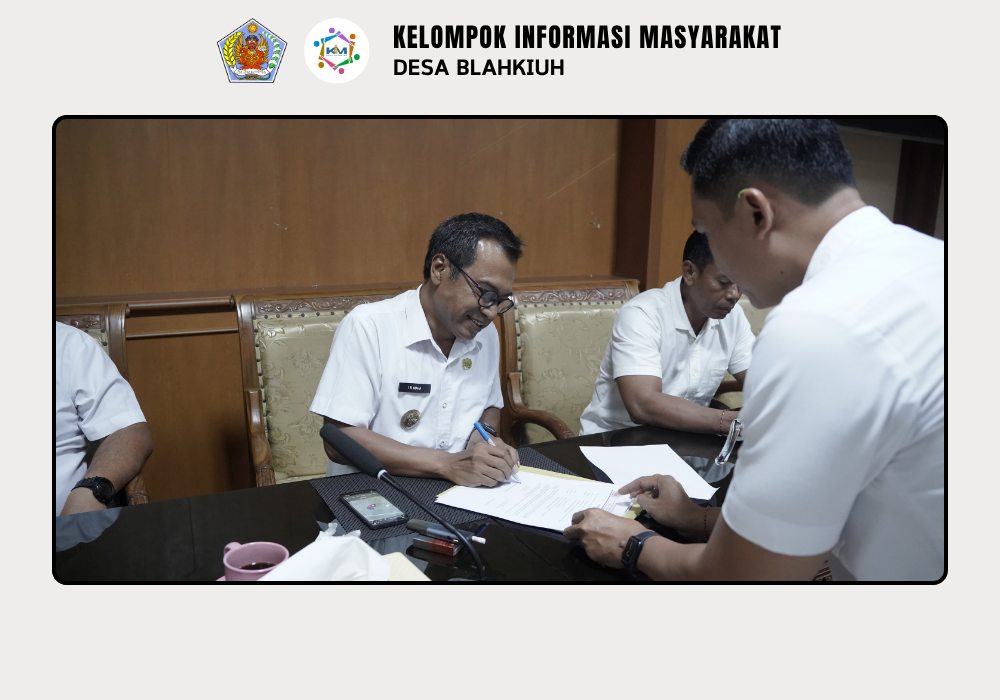 Serah Terima Pekerjaan Pembuatan Pelindung Gedung dan Kanopi TPS 3R Kubon Ampas Sari Desa Blahkiuh - Image 10