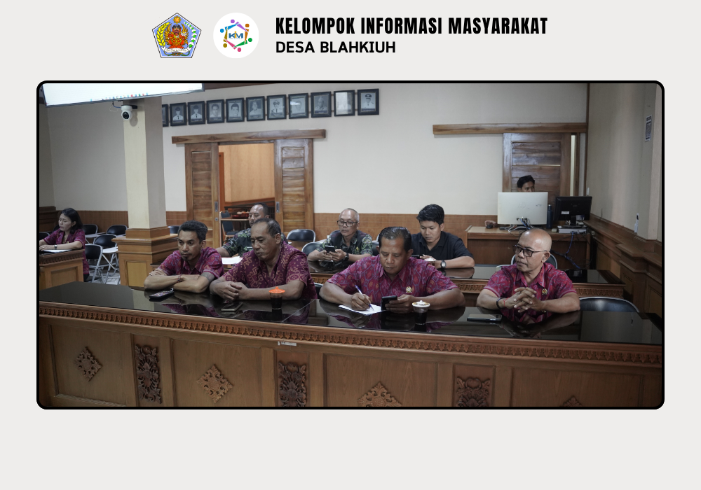 Rapat Pelaksanaan Bantuan Langsung Tunai (BLT) Desa Blahkiuh Tahun Anggaran 2026 - Image 4