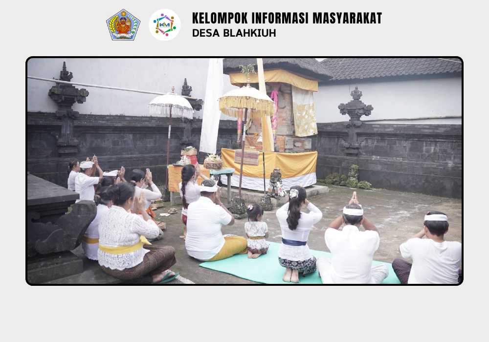 Kegiatan Serah Terima Upakara Piodalan Di Pura Dalem Pendem dan Pura Desa lan Puseh Desa Adat Pikah - Image 5