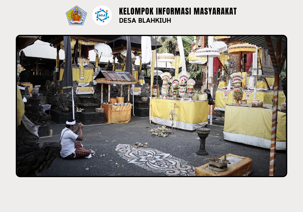 Kegiatan Serah Terima Upakara Piodalan di Pura Manik Angkeran Br. Ulapan I, Desa Blahkiuh - Image 2