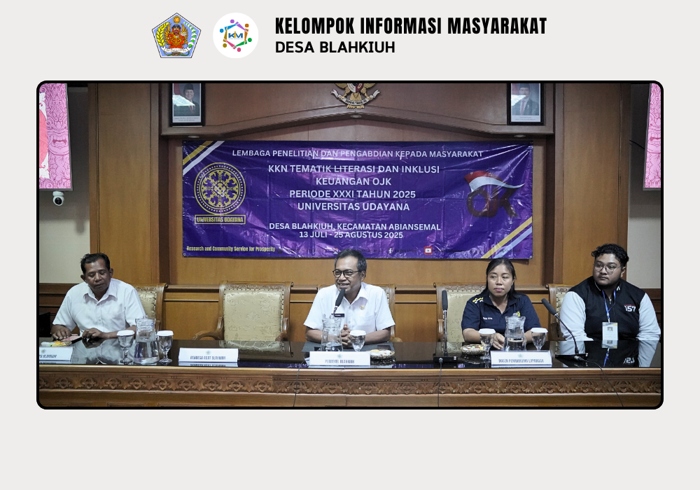 Acara Pelepasan Mahasiswa KKN LIK OJK Universitas Udayana di Desa Blahkiuh - Image 3