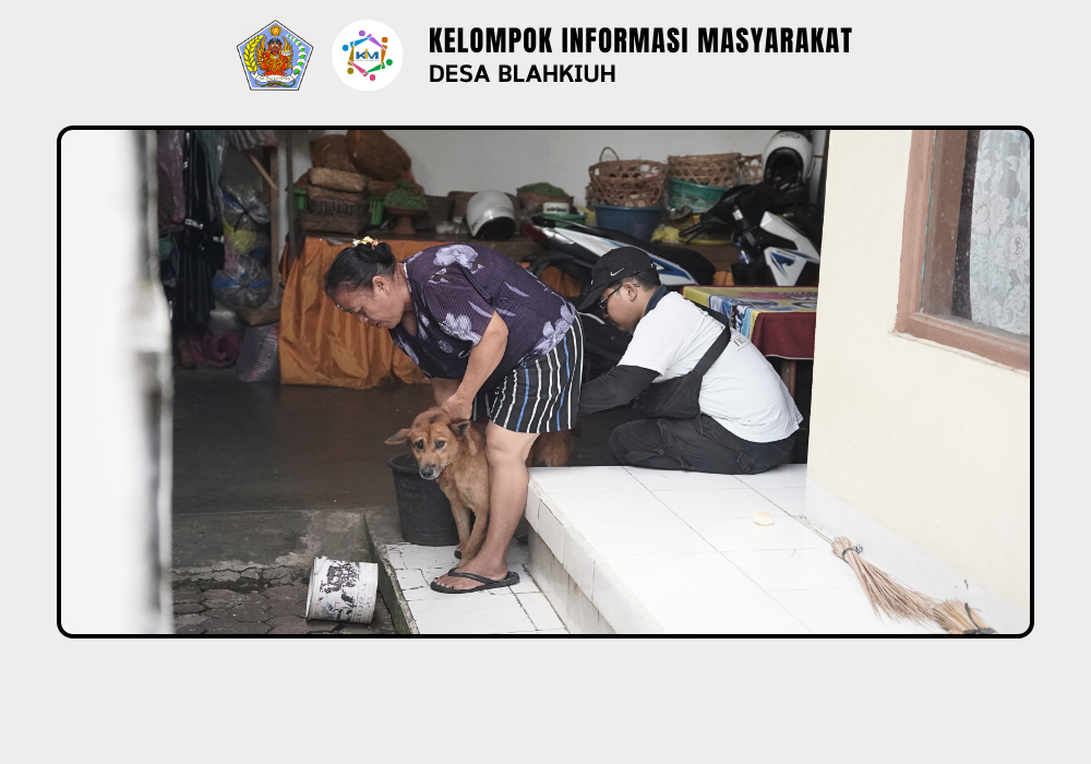 Vaksinasi Rabies Door to Door di Desa Blahkiuh - Image 4