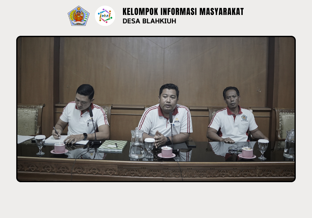 Rapat Koordinasi Pelaksanaan Ketahanan Pangan Desa Blahkiuh