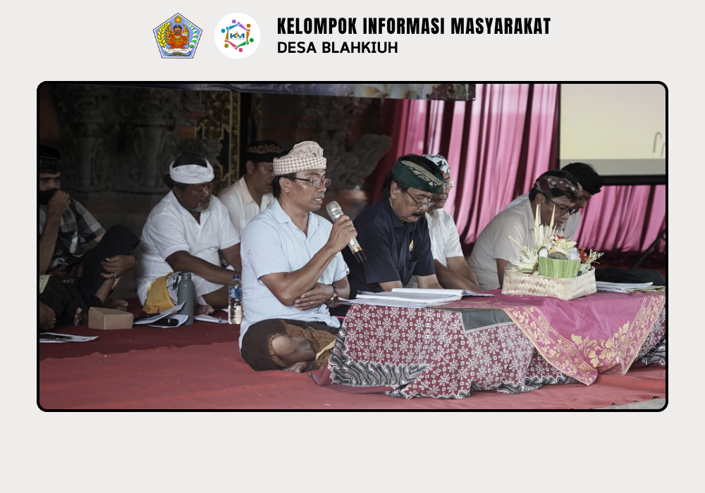 Rapat Pengesahan RK RAPB Tahun 2025 Desa Adat Blahkiuh - Image 2