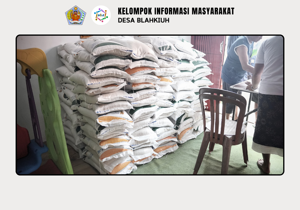 Penyaluran Bantuan Beras Cadangan Pangan Pemerintah (CPP) di Desa Blahkiuh - Image 2