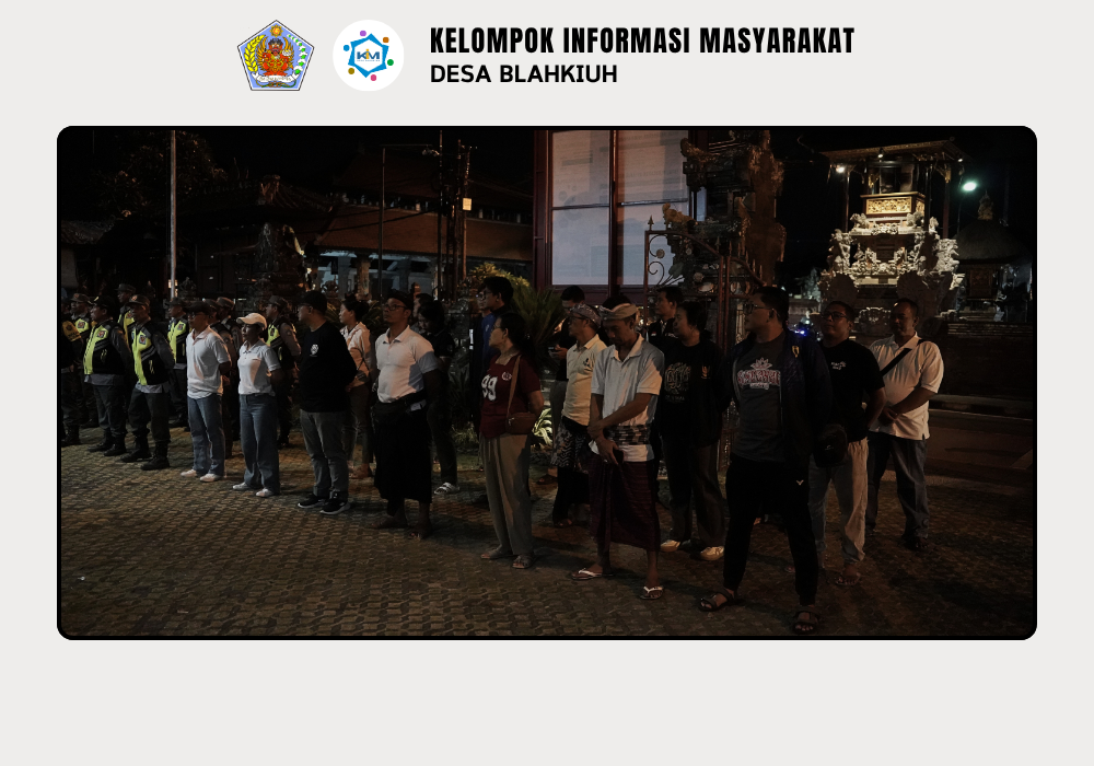 Linmas Desa Blahkiuh Melaksanakan Ronda di Wilayah Desa Blahkiuh - Image 9