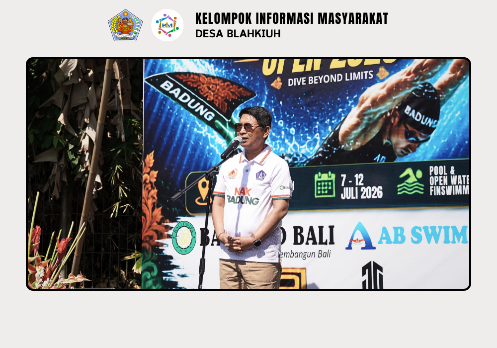 UPACARA PEMBUKAAN BUPATI BADUNG FINSWIMMING OPEN 2026 DI KOLAM RENANG TIRTA ARUM DESA BLAHKIUH - Image 6