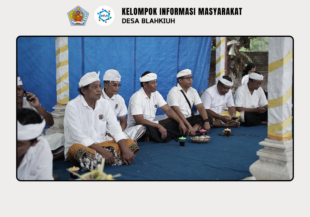 UPACARA NGODAK IDA TAPAKAN RATU SAKTI PURA DALEM GEDE DESA ADAT BLAHKIUH - Image 4