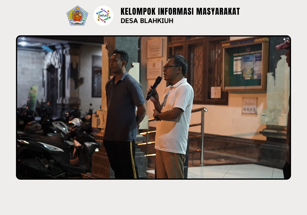 Linmas Desa Blahkiuh Melaksanakan Ronda di Wilayah Desa Blahkiuh - Image 4