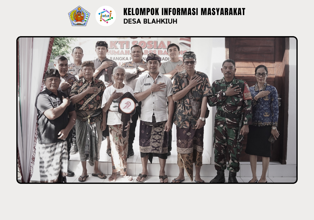 Acara peresmian bedah rumah Polres Badung untuk warga Penerima bantuan an. Ni Nyoman Rai, dalam rangka pembinaan tradisi peringatan ke-79 Hari Bhayangkara Tahun 2025