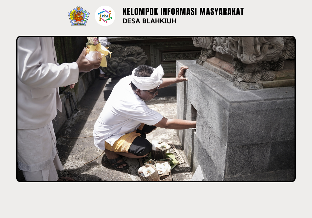 Upacara Mlaspas dan Mendem Pedagingan di Pura Penataran Desa Adat Blahkiuh Berlangsung Penuh Kebersamaan - Image 9