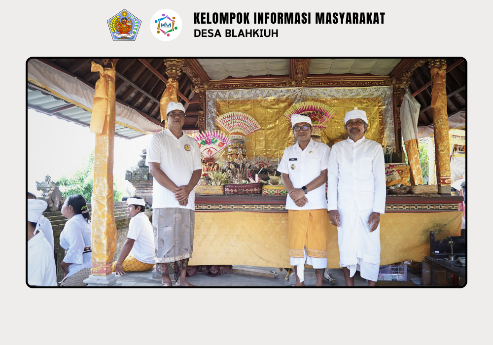 Serah Terima Upakara Piodalan di Pura Dalem Sedahan Br. Kembangsari dan Pura Dalem Maspahit Banjar Ulapan II Desa Blahkiuh - Image 8