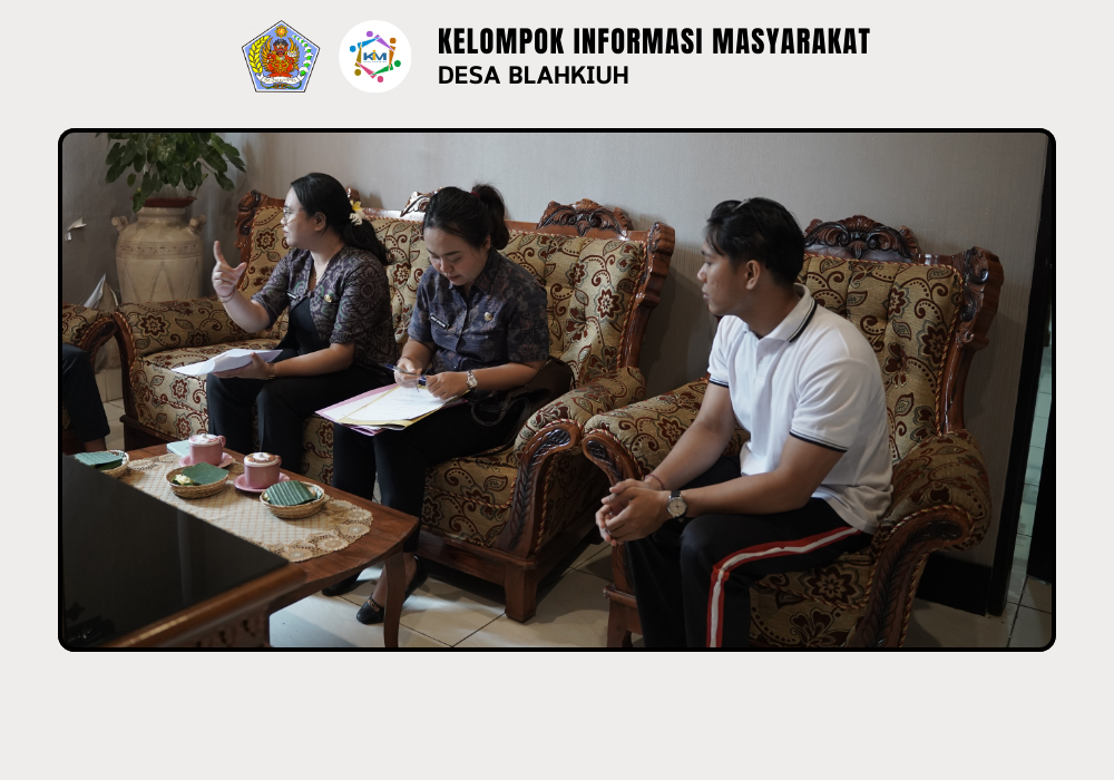 Kunjungan DPMD dan Dinas Kependudukan dan Pencatatan Sipil Provinsi Bali Terkait Kuesioner dan Monitoring Pengelolaan Sampah Berbasis Sumber di Desa Blahkiuh - Image 3