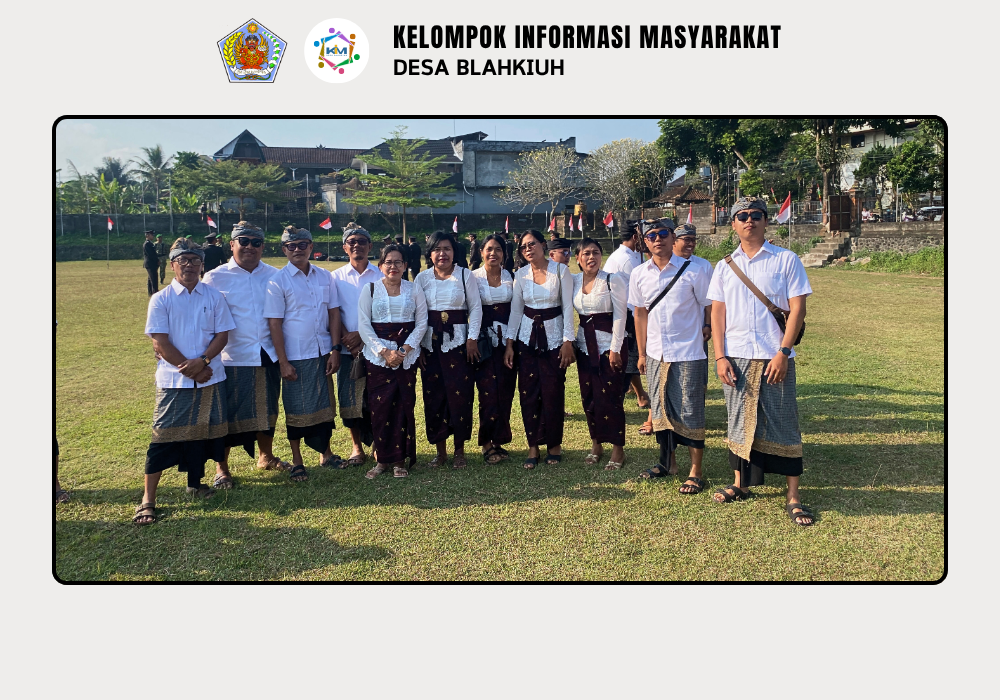 Pemerintah Desa Blahkiuh Ikuti Apel Peringatan Detik-Detik Proklamasi Kemerdekaan RI ke-81 - Image 10