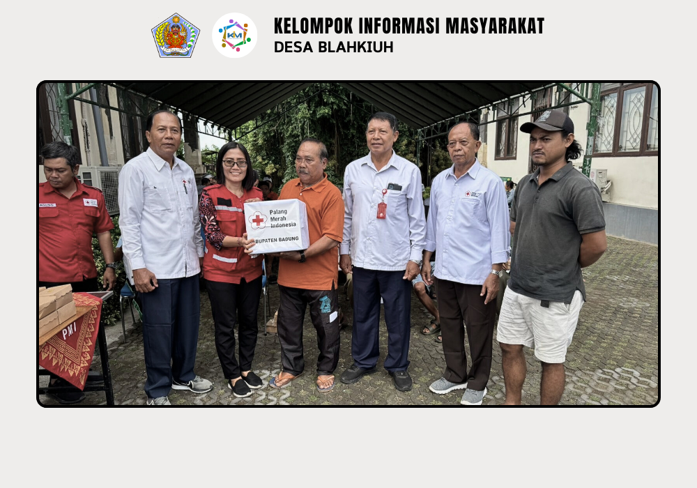 PMI Kabupaten Badung Salurkan Sembako untuk Disabilitas dan Yatim Piatu di Desa Blahkiuh - Image 7