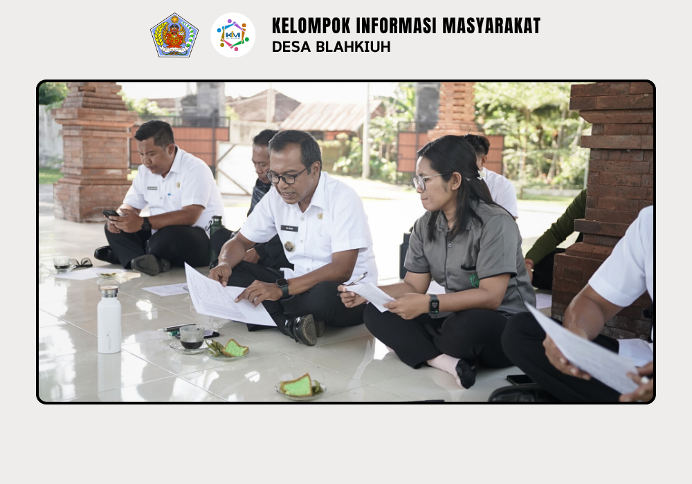 Rapat Evaluasi TPS 3R Kubon Ampas Sari Desa Blahkiuh - Image 7
