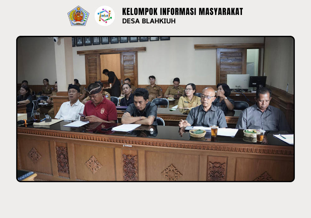 Rapat Koordinasi Rencana Pelaksanaan APBDes Tahun 2026 Desa Blahkiuh - Image 2