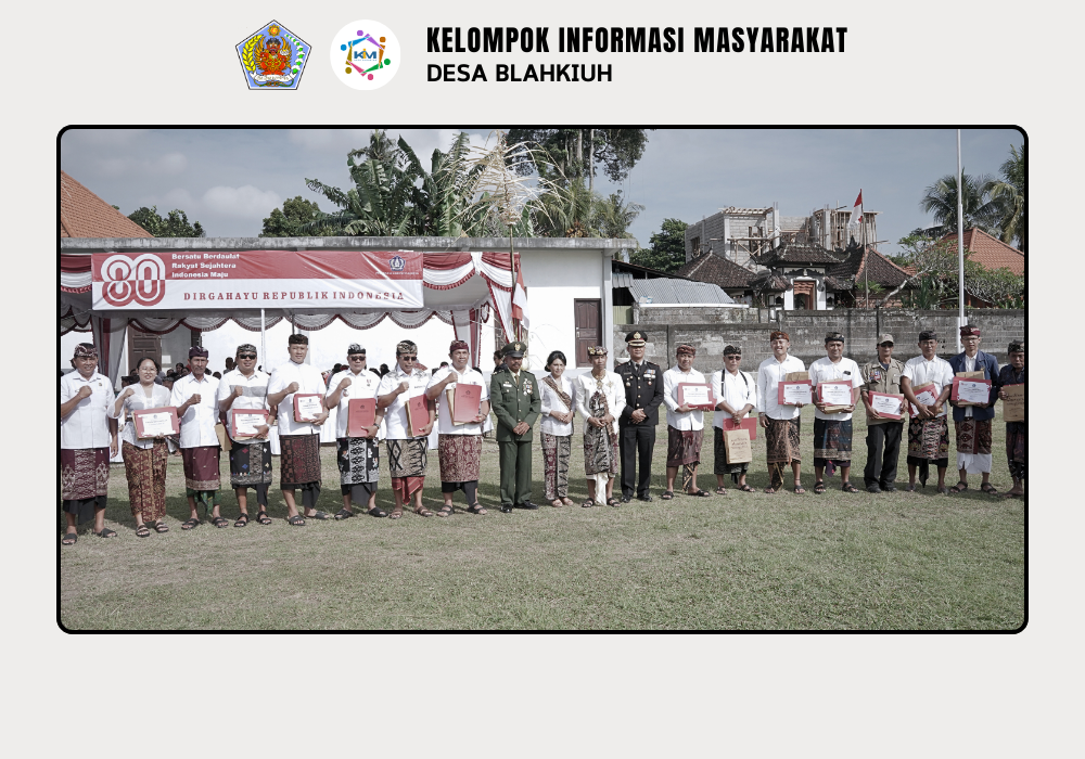 Pengibaran Sang Saka Merah Putih dan Pemberian Penghargaan kepada Sekaa Gong Wira Agra Kusuma - Image 8