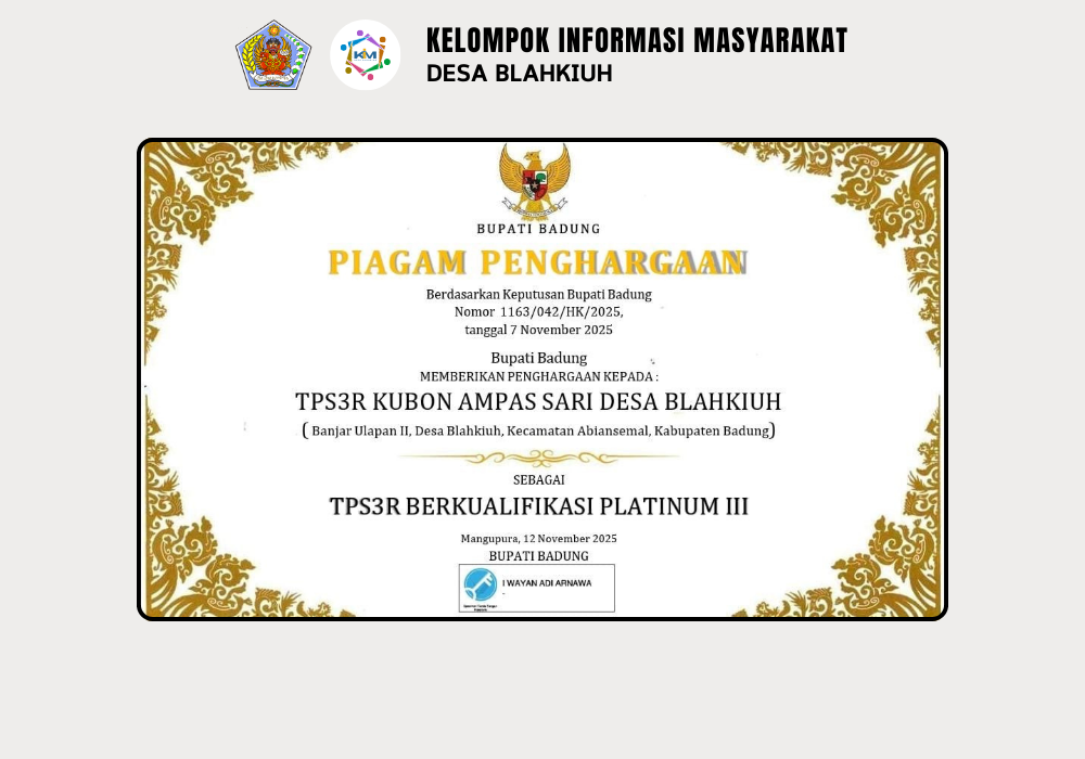 Penyerahan Penghargaan Pemenang Kompetisi Bank Sampah & TPS3R Kabupaten Badung Tahun 2025 - Image 7