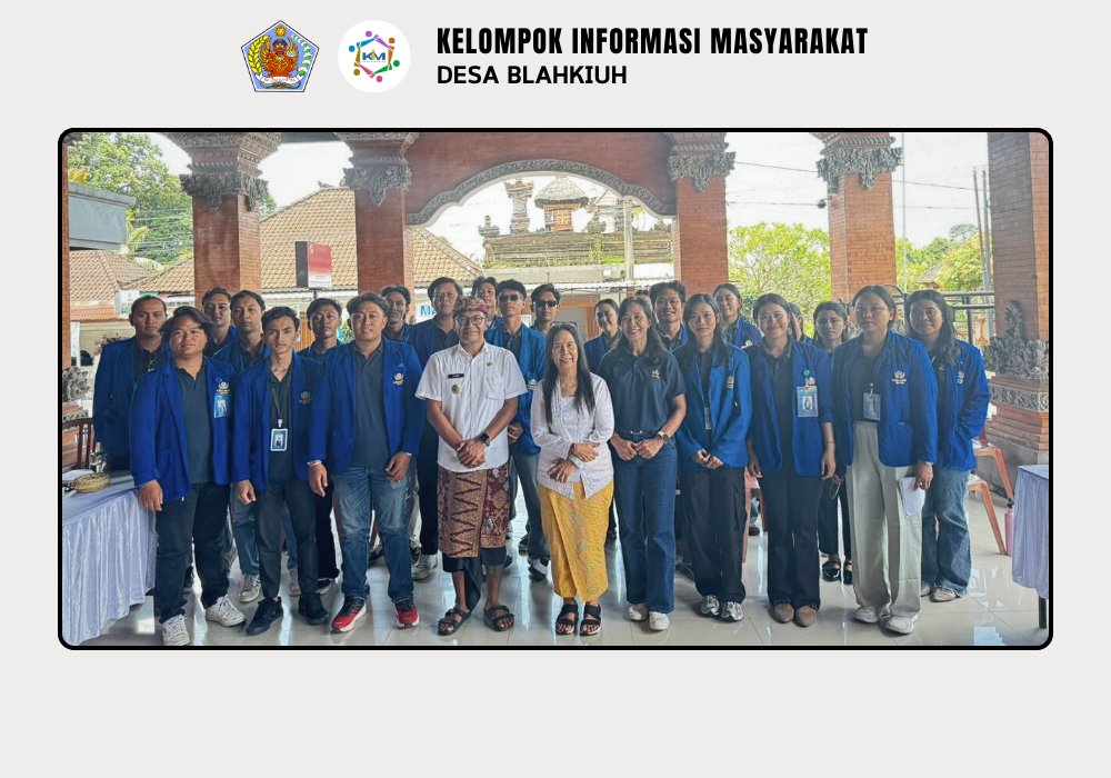 MONITORING DAN EVALUASI KKN-PMM DESA BLAHKIUH OLEH WAKIL REKTOR I UNIVERSITAS WARMADEWA - Image 5