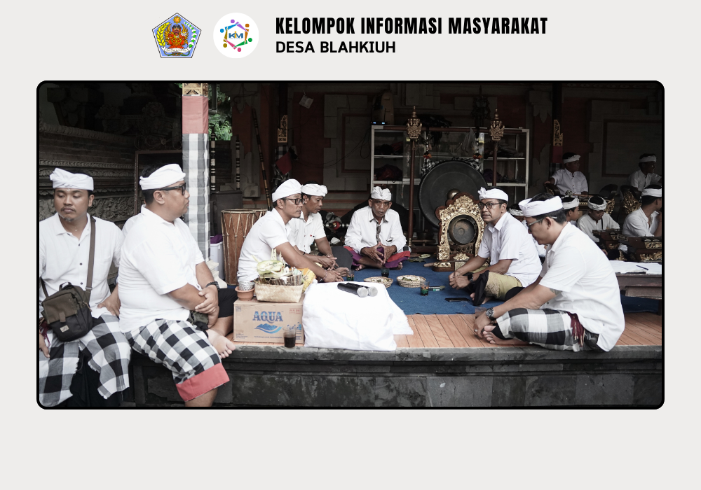 Serah Terima Upakara Piodalan di Pura Dalem Swargan Desa Blahkiuh - Image 2