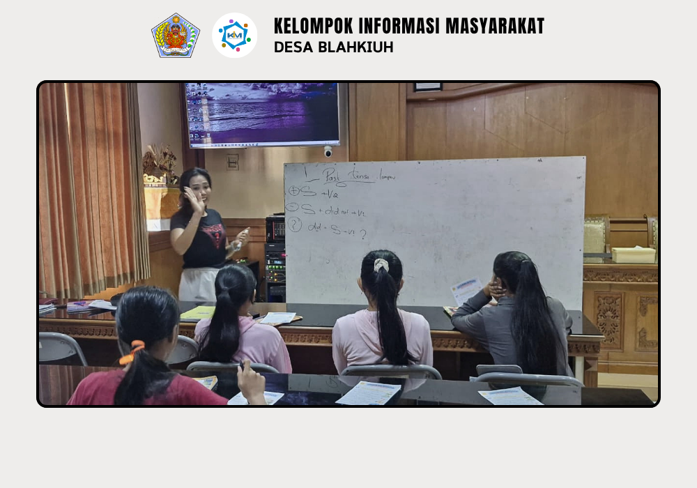 Kegiatan Bimbingan Belajar Bahasa Inggris di Desa Blahkiuh - Image 4