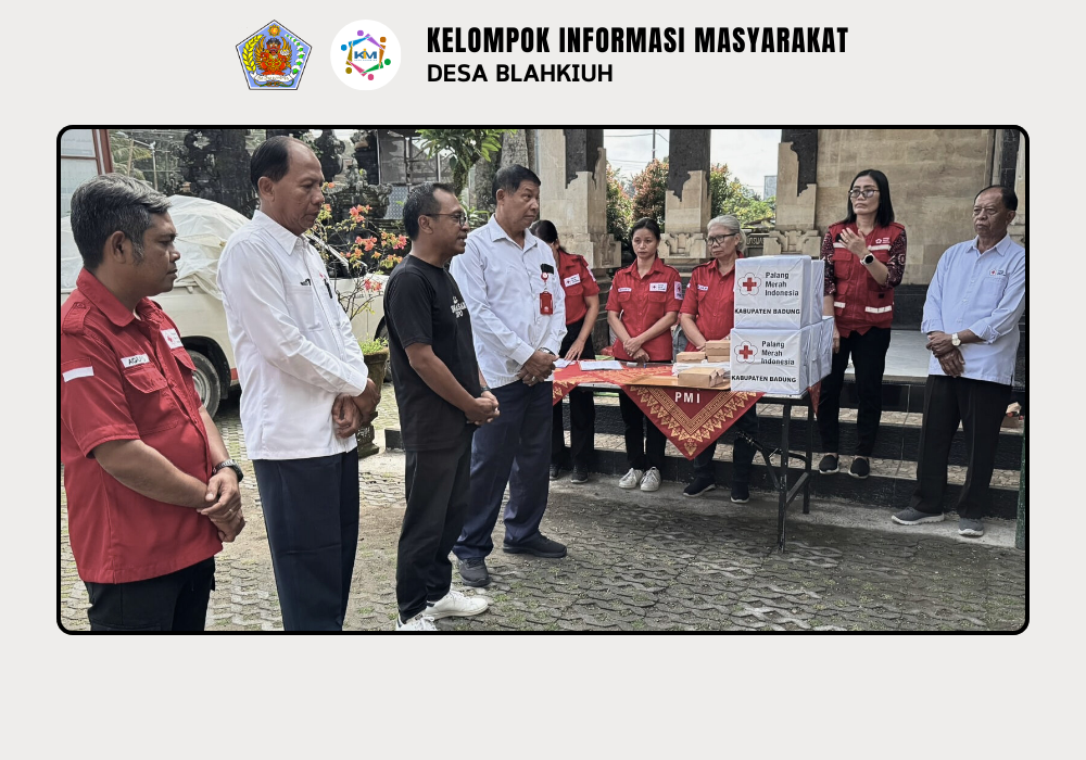 PMI Kabupaten Badung Salurkan Sembako untuk Disabilitas dan Yatim Piatu di Desa Blahkiuh - Image 3