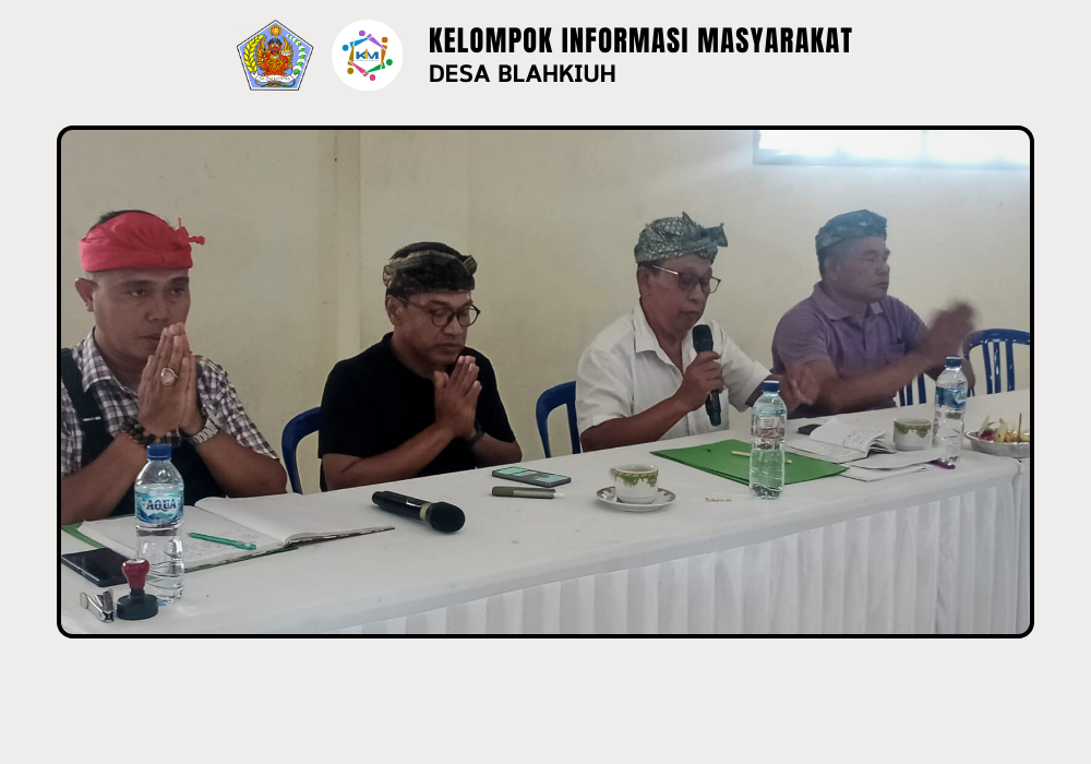Rapat Persiapan Pemelastian ke Segara Menyambut Kesanga Tahun Caka 1948 di Desa Adat Blahkiuh - Image 2