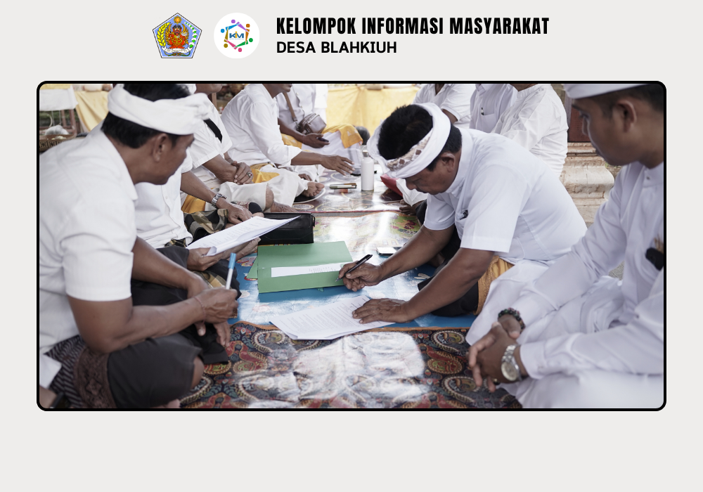 Upacara Pejayan–Jayan Bandesa Adat Blahkiuh Masa Bakti 2025–2030 - Image 4